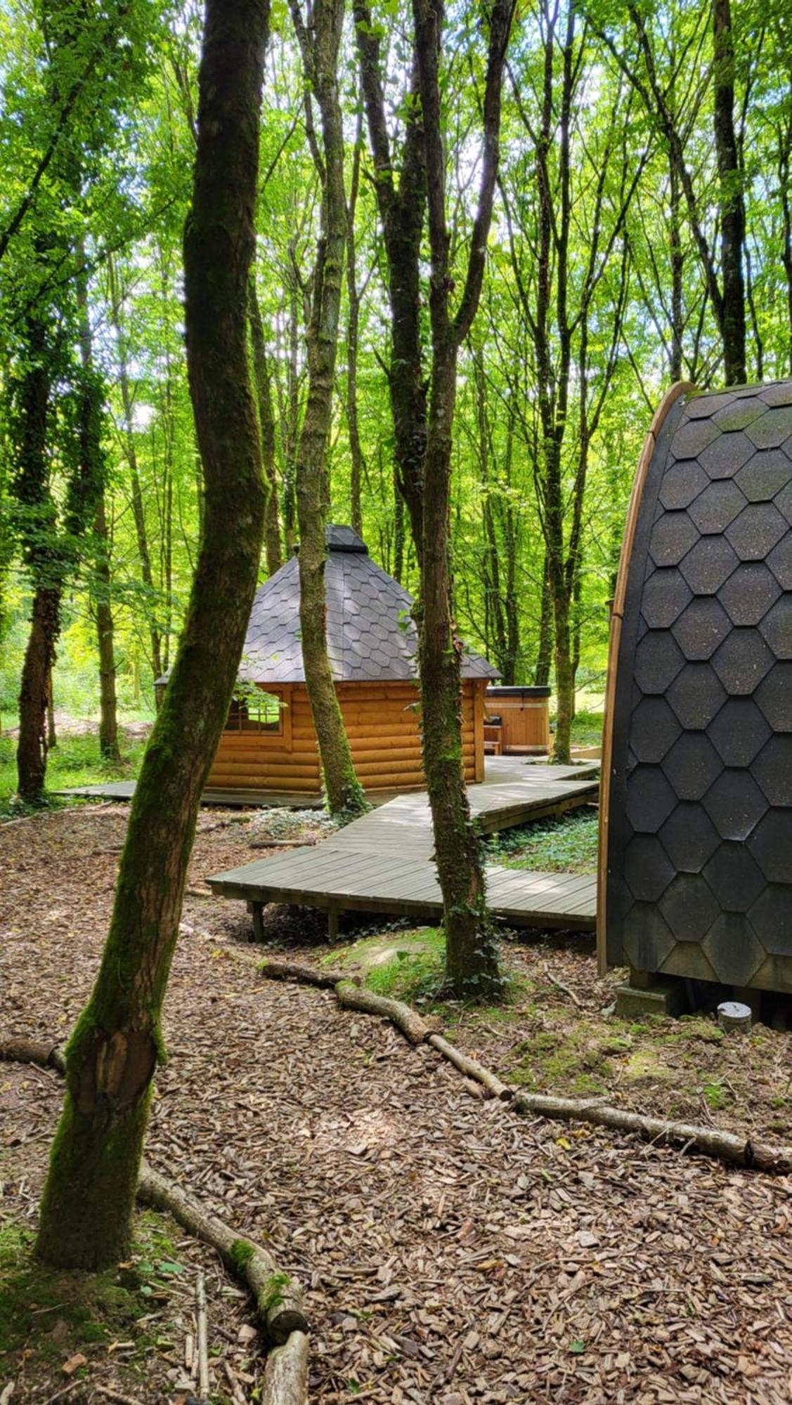 Le Domaine Insolite De Broceliande Chalet Paimpont